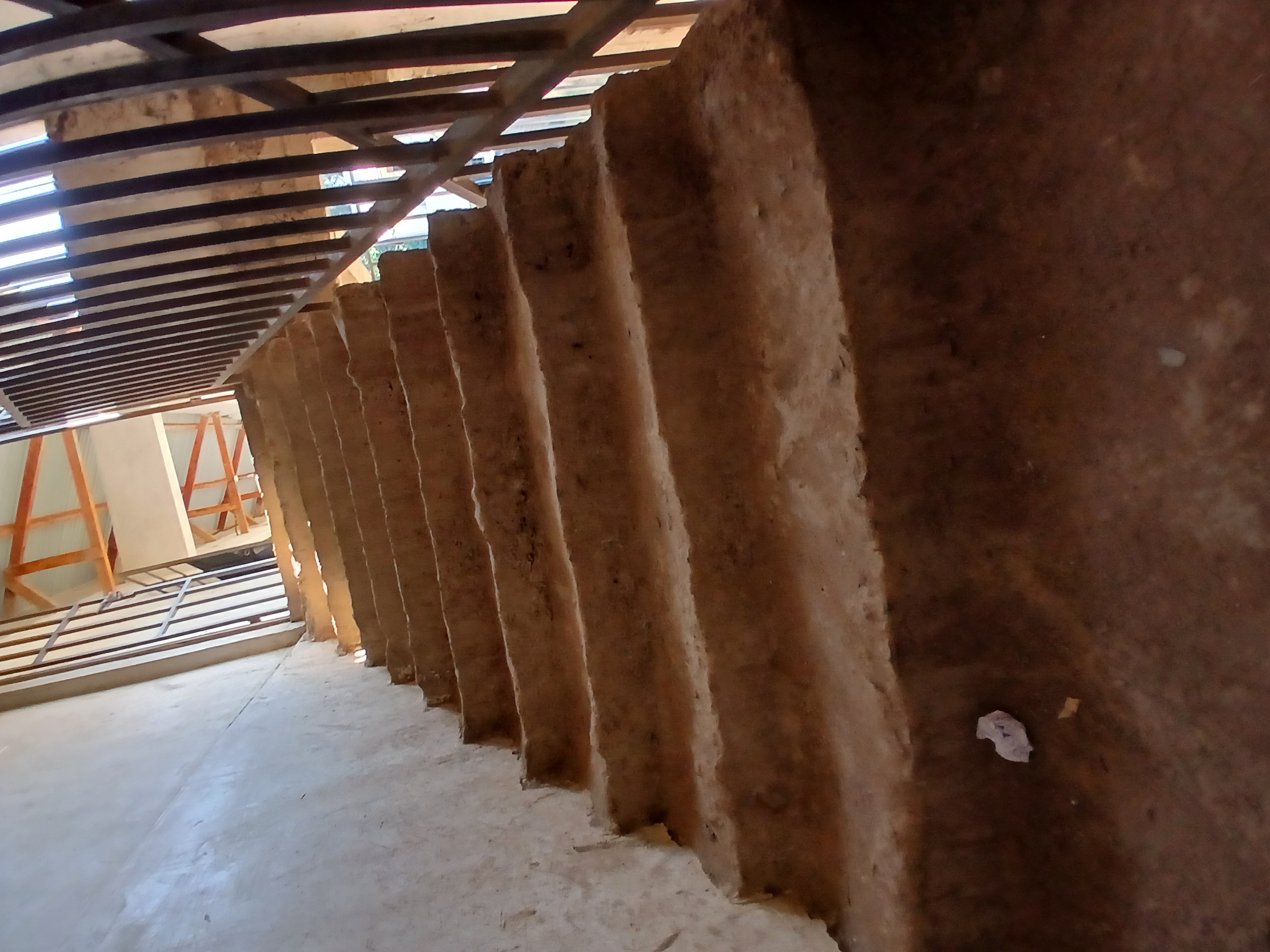 Classroom roof damage